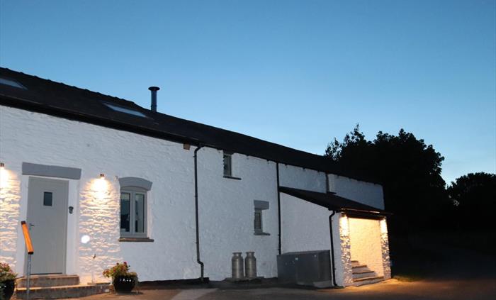 Trewindsor Cottages at dusk